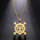 Stainless Steel Necklace - One Piece - Ohnime