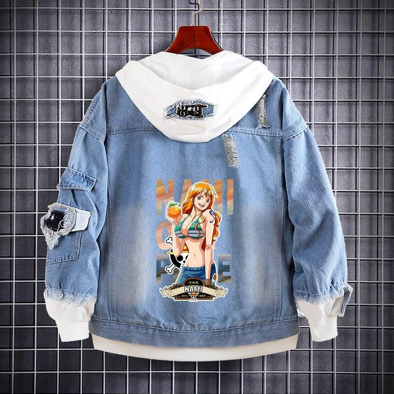 Denim Jacket - One Piece - Ohnime